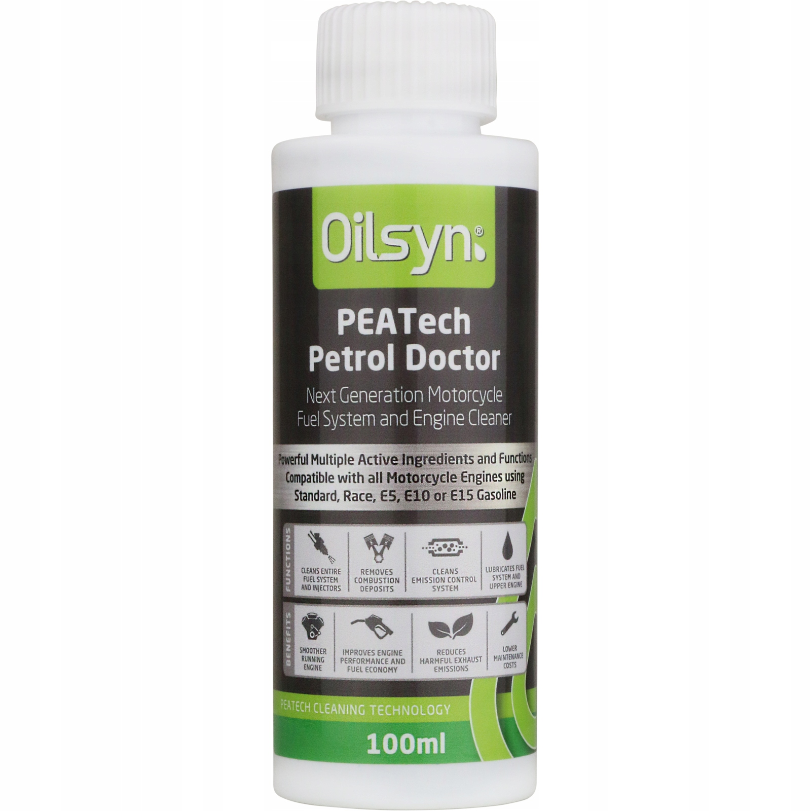 Oilsyn PEATech Petrol Doctor 100ml usuwa nagar