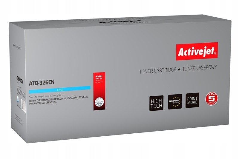 Activejet Toner zamiennik Brother TN-326C Cyan 3500 str.