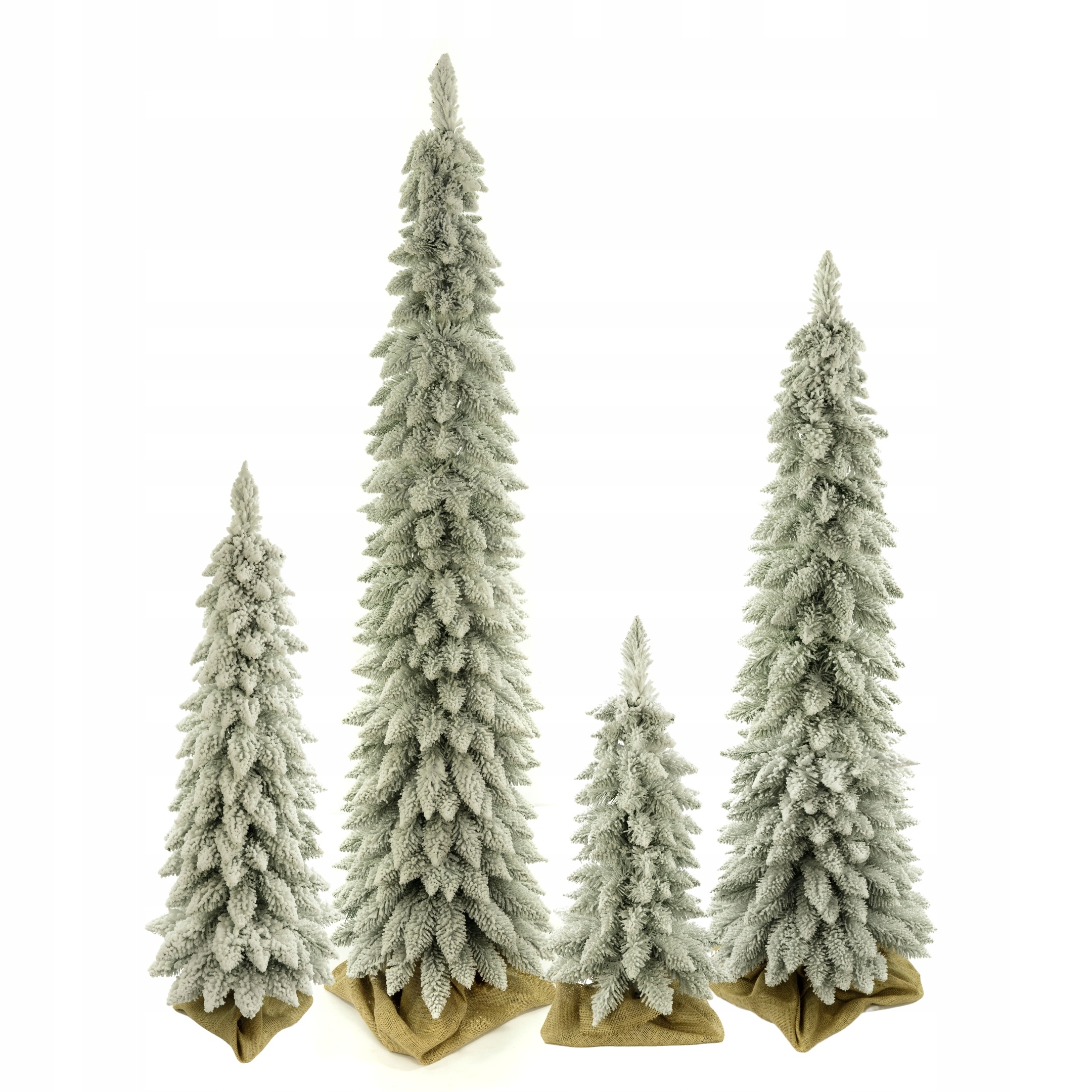 Umelý vianočný stromček Slim smrek Tatranský so snehom zasnežený 160 cm