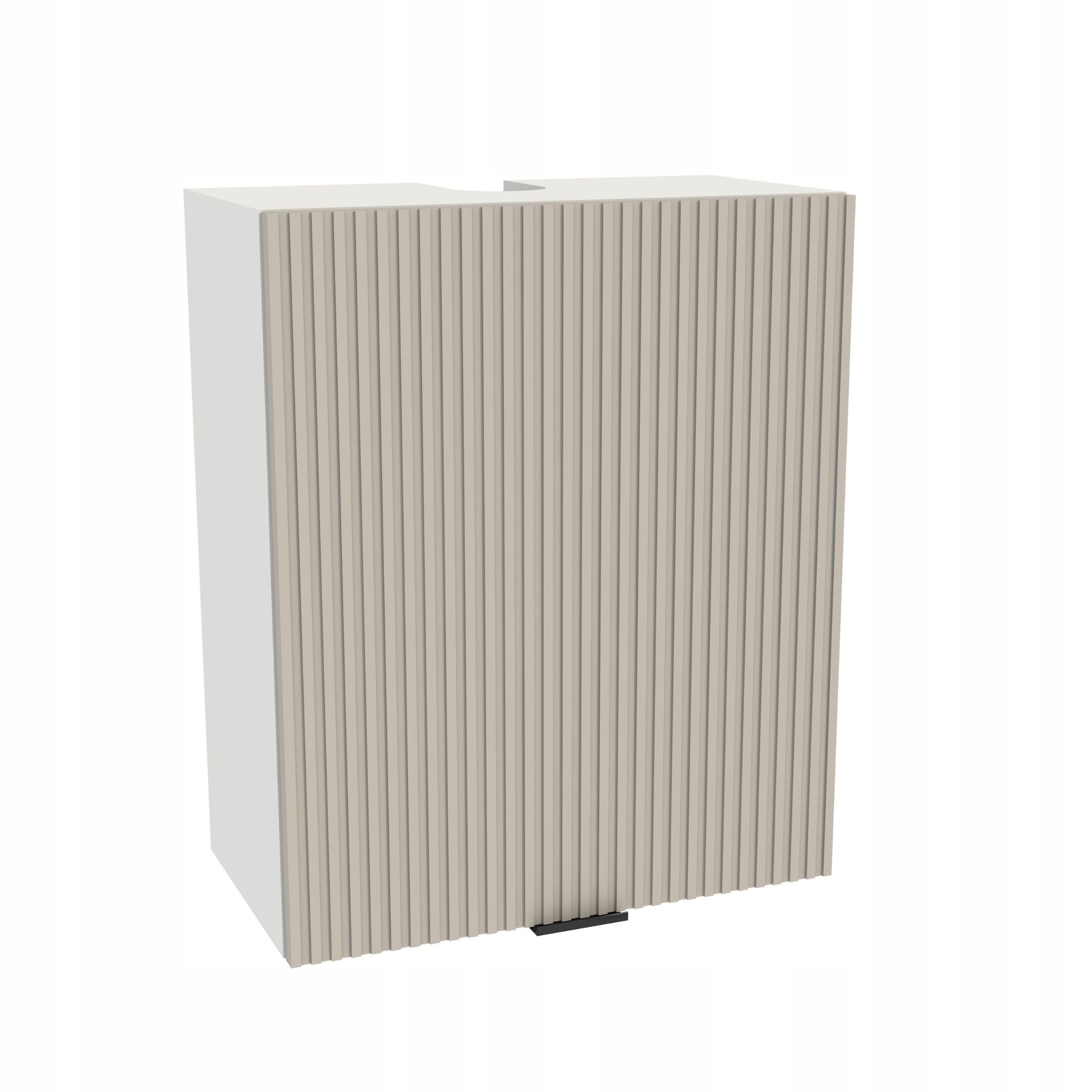 Horná kuchynská digestorová skrinka 60/72 Vigo Biela predná časť Ryfla Kaszmir Mat