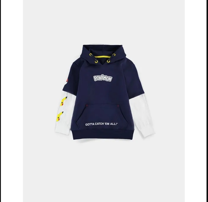 Difuzed Pokémon Core Boys Double Sleeve Hoodie 122/128