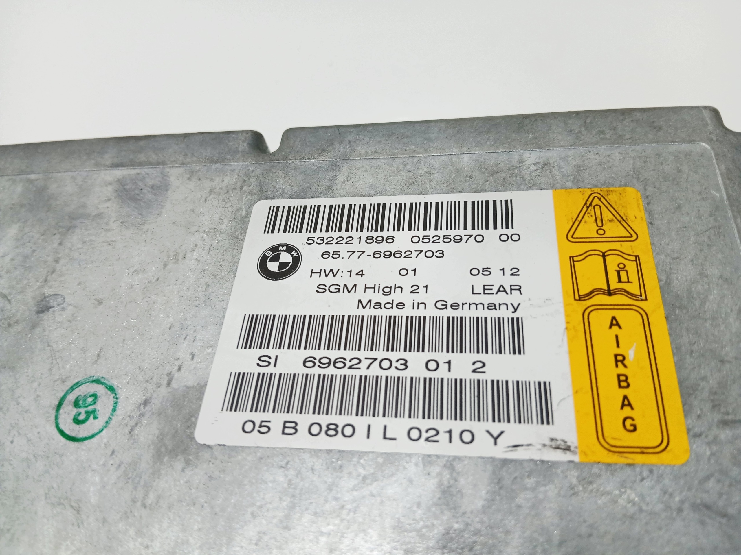 module airbag air BMW E60 6962703