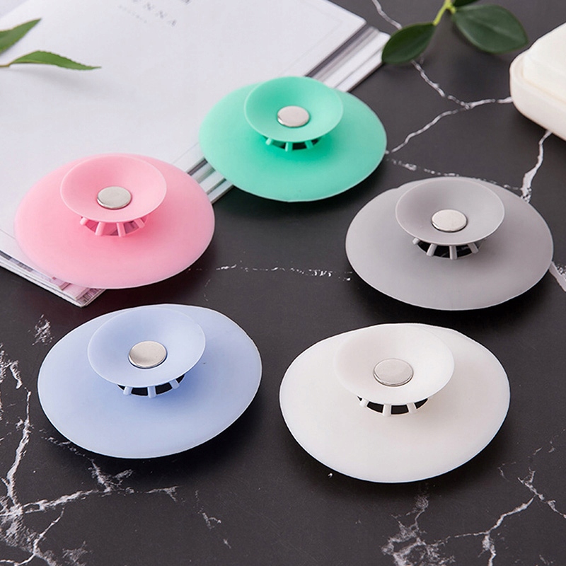 KOREK Z SITKIEM SILIKONOWY DO ZLEWU UMYWALKI WANNY Średnica 100 mm