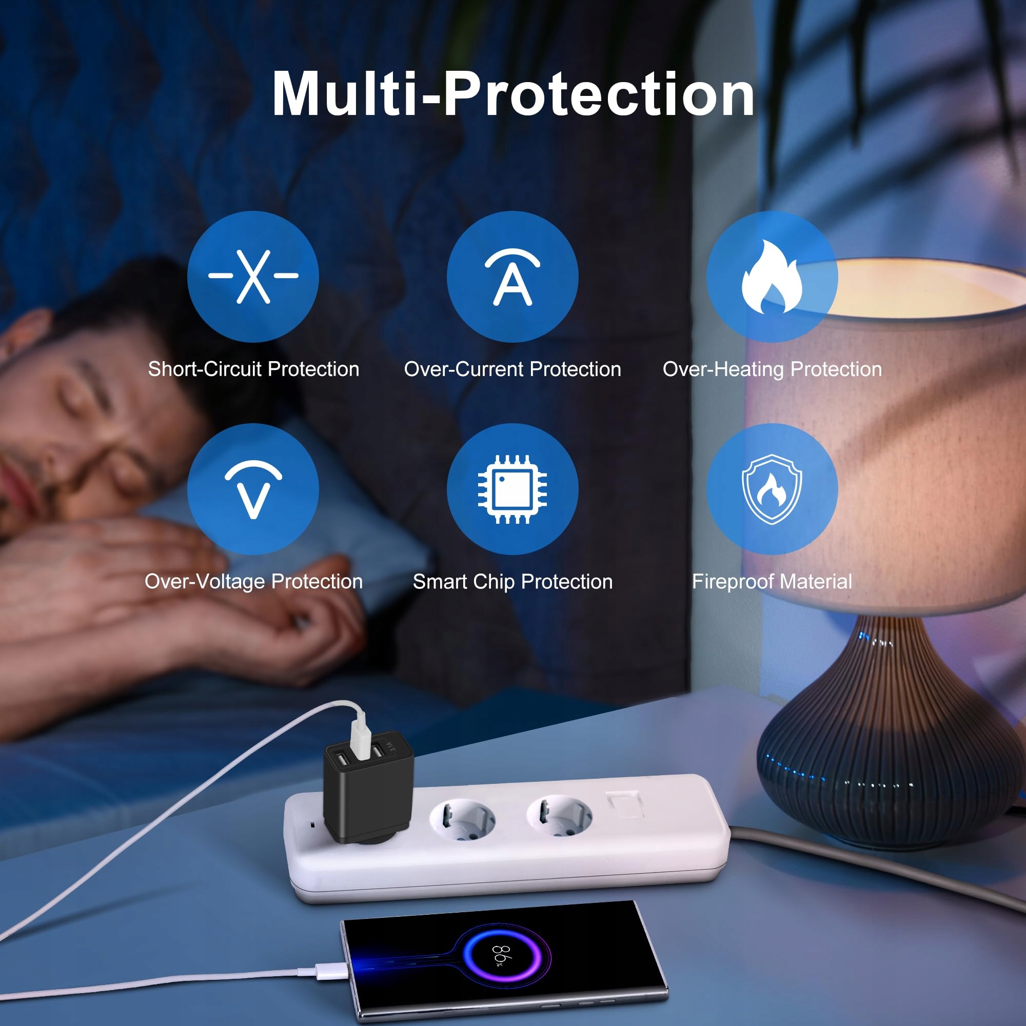 ARCCRA Ładowarka USB 15W 3-Port Adapter do Android — miniatura 4