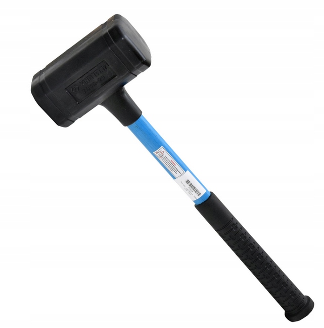 Gumové Kladivo 1650 g 500 mm 0,5 m Brukarski King Tony 7852-23