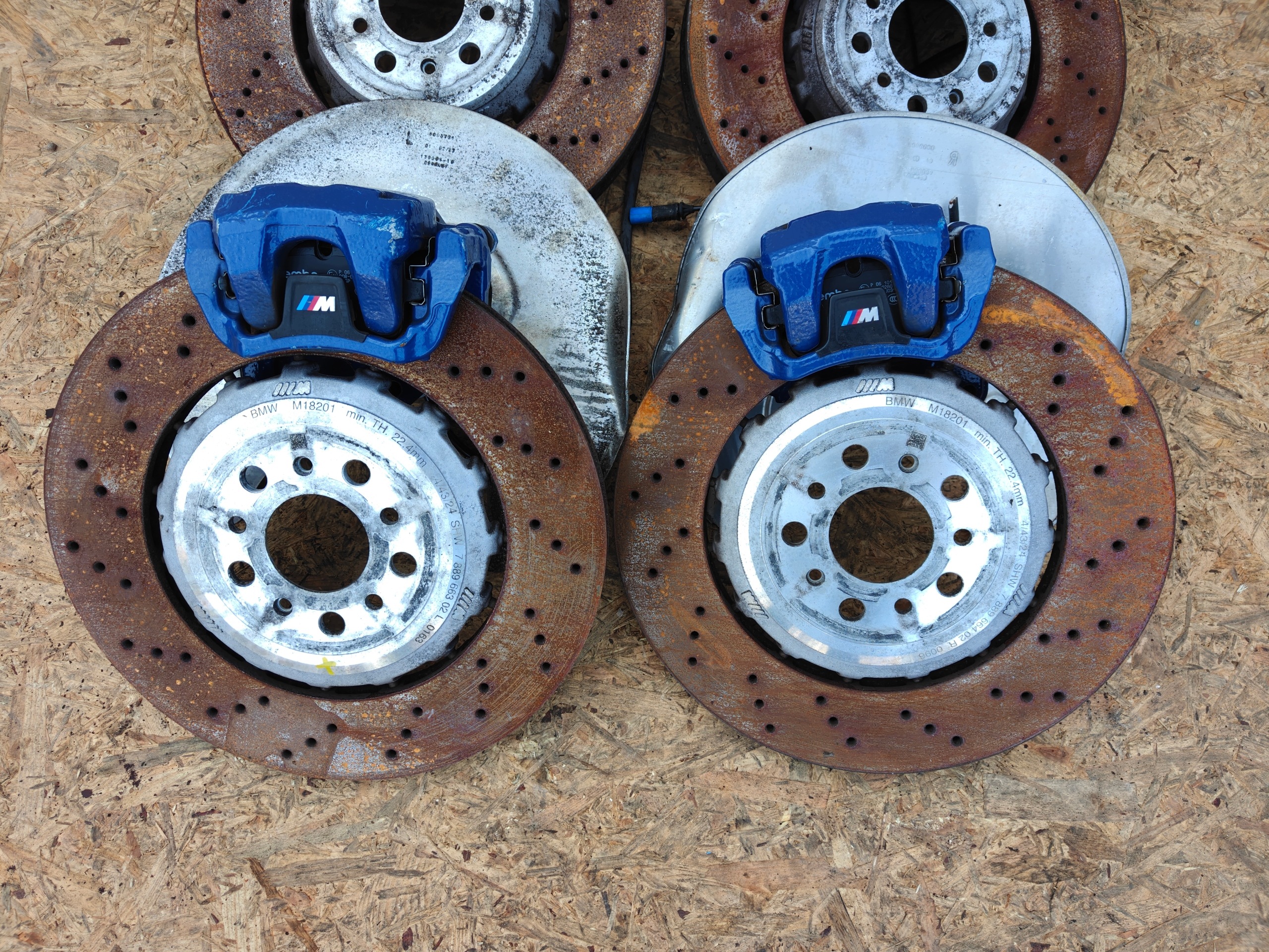 SWAP HAMULCE calipers front front rear part rear. 380mm 370mm BMW M2 G87 M3 G80
