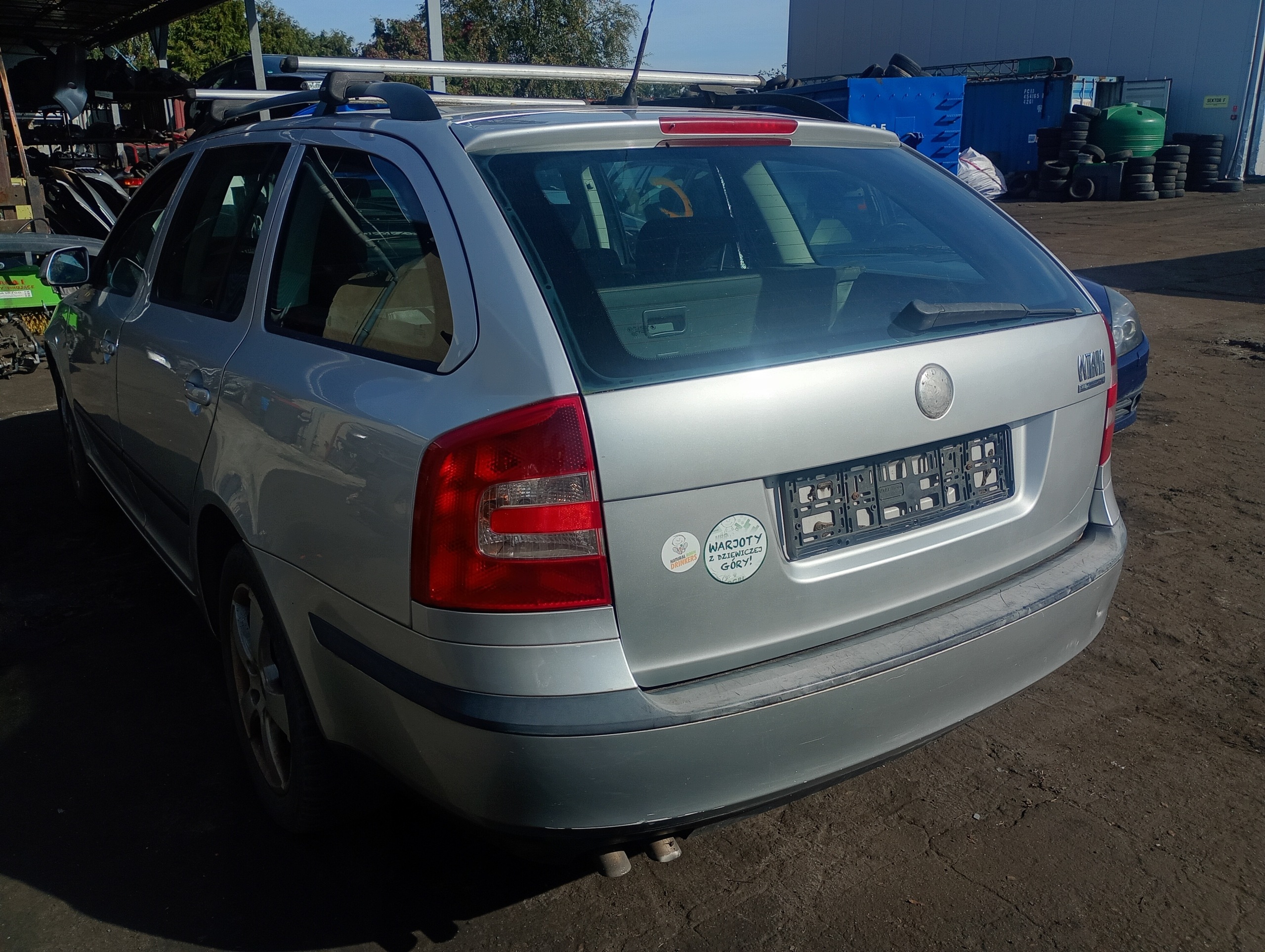 light left rear rear part Skoda Octavia 2 II 04-13