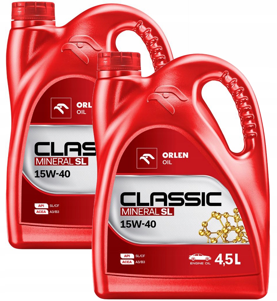 Motorový olej Orlen Oil Classic Mineral 15W40 9L A3/B3