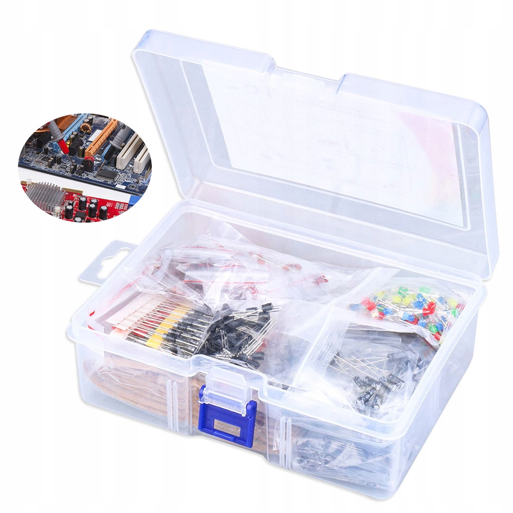 Электронные компоненты и компоненты - 1400 элементов - компоненты - KIT