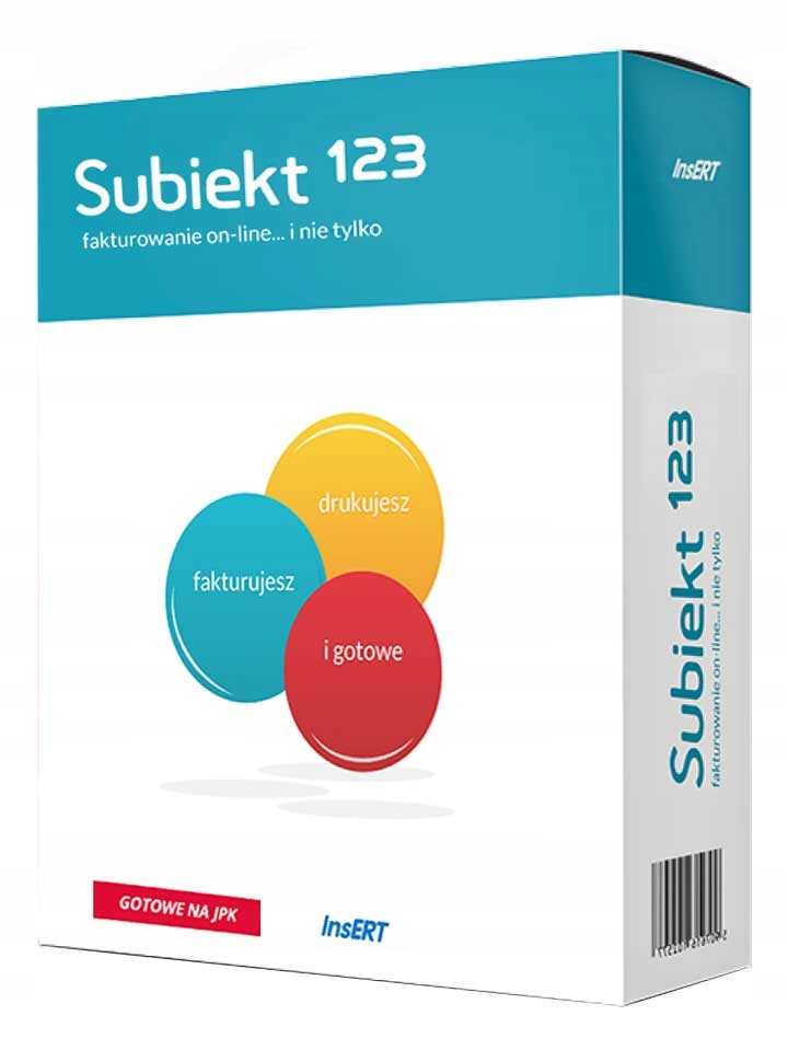 Oprogramowanie Insert Subiekt 123 ESD 1 PC 12 miesięcy Windows