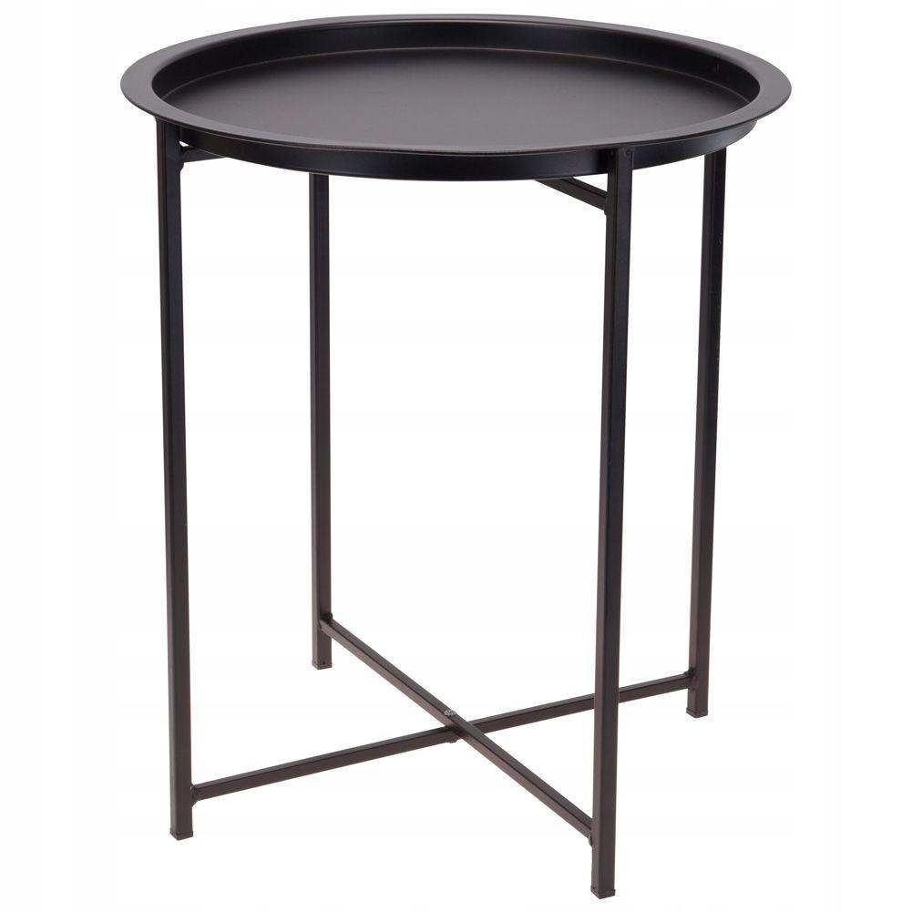 

Stolik Czarny Metal Loft 52 CM