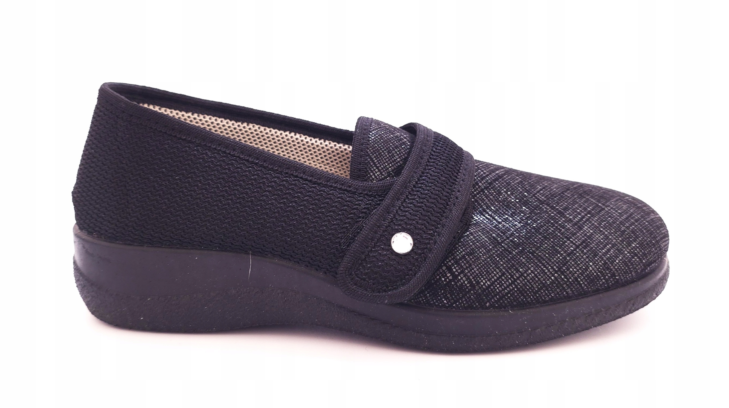 Dámské polobotky na suchý zip černé Sanital Flex 4356 tuhost G-h r36