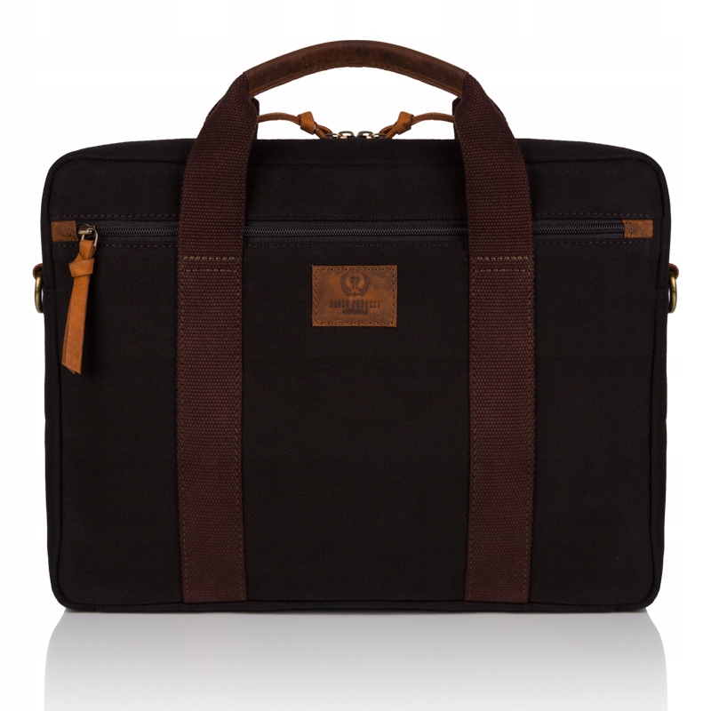 Pánska taška cez rameno, na cestovný notebook s držiakom na kufor, pevná