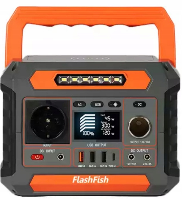 PRZENOŚNY Stacja Zasilania Flashfish P66 288Wh 260W