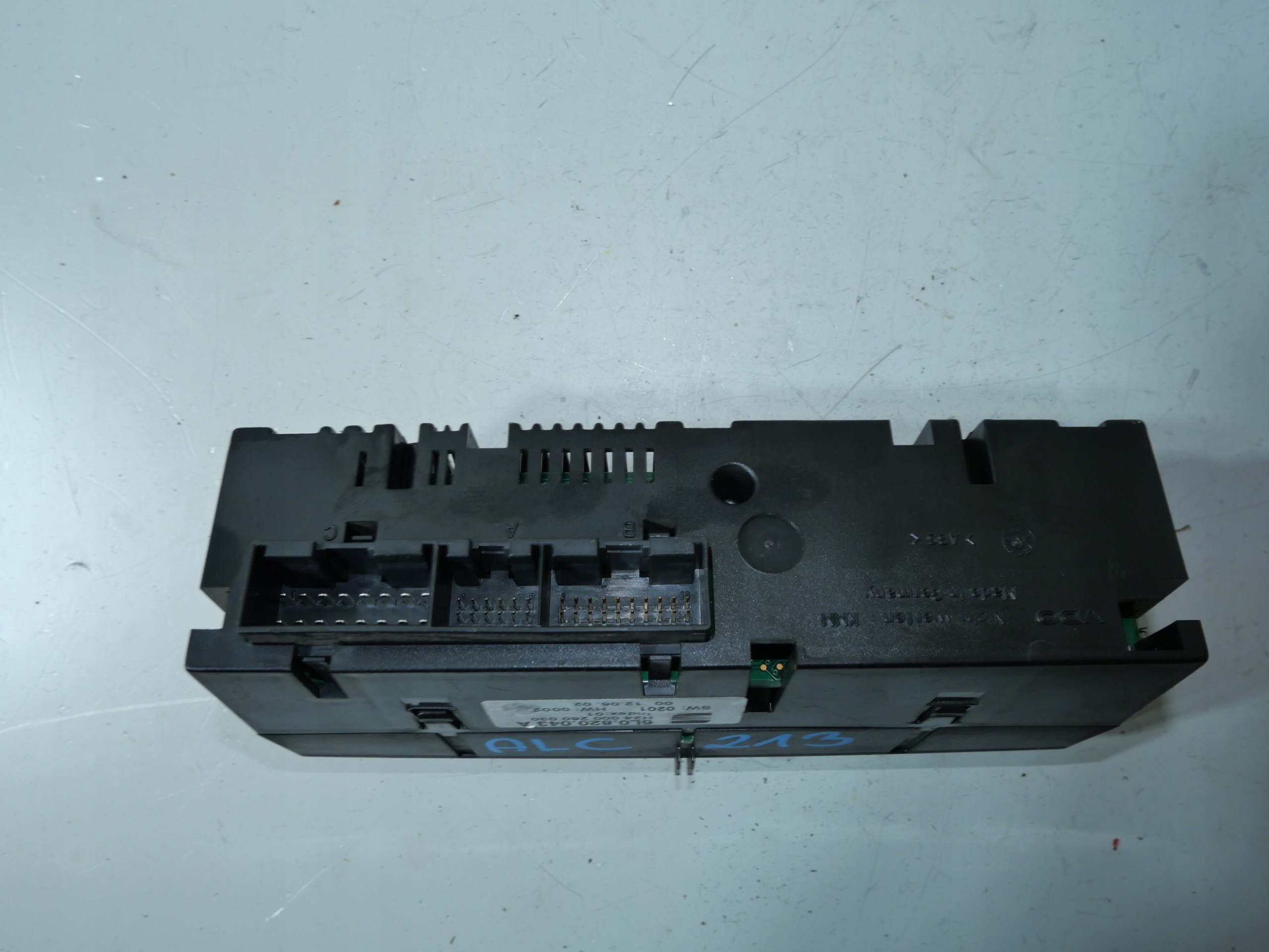 control panel air conditioning devices SEAT 6L0820043A