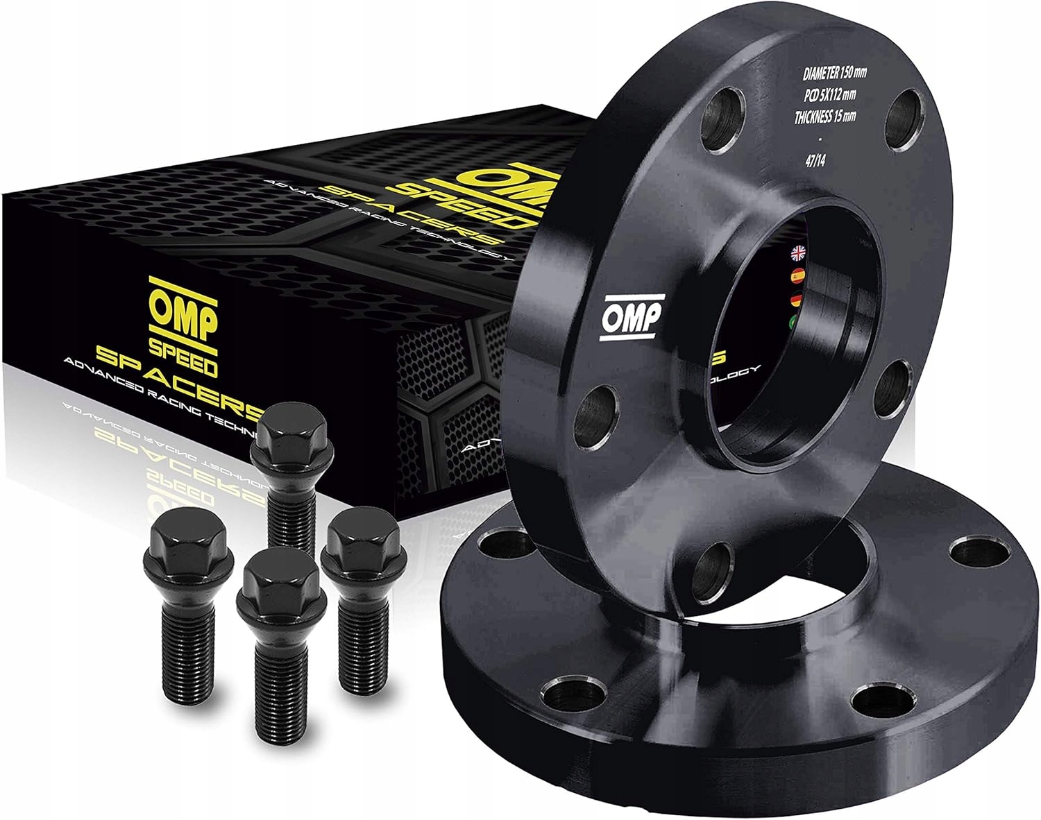 OMP SPEED ZESTAW OMP 20MM 5X112 66.5 M14X1.5 CONIC+14X1.5 Producent OMP