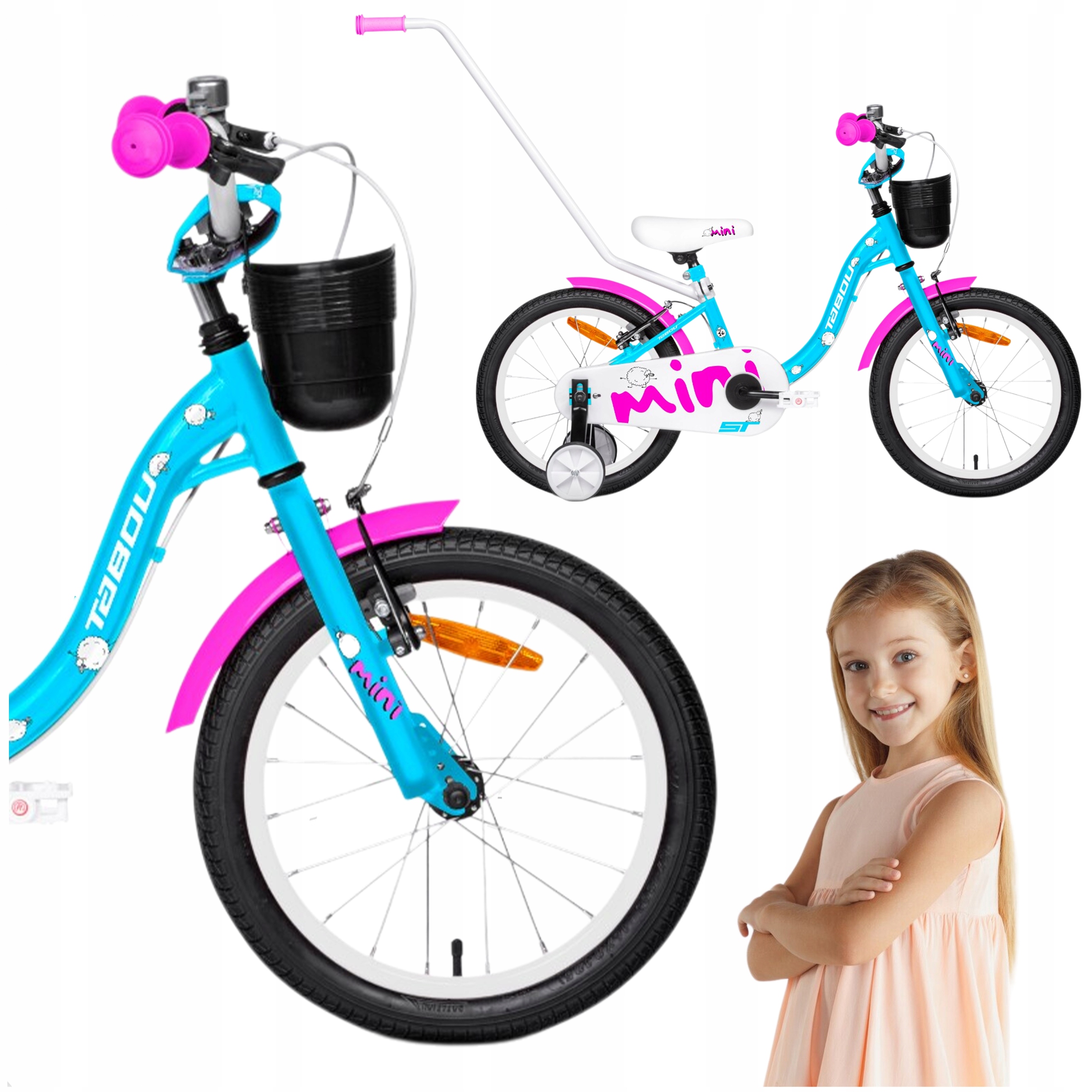 Dětské Kolo Tabou Mini 16PALCOVÉ, Velmi Lehké Pro Dívku