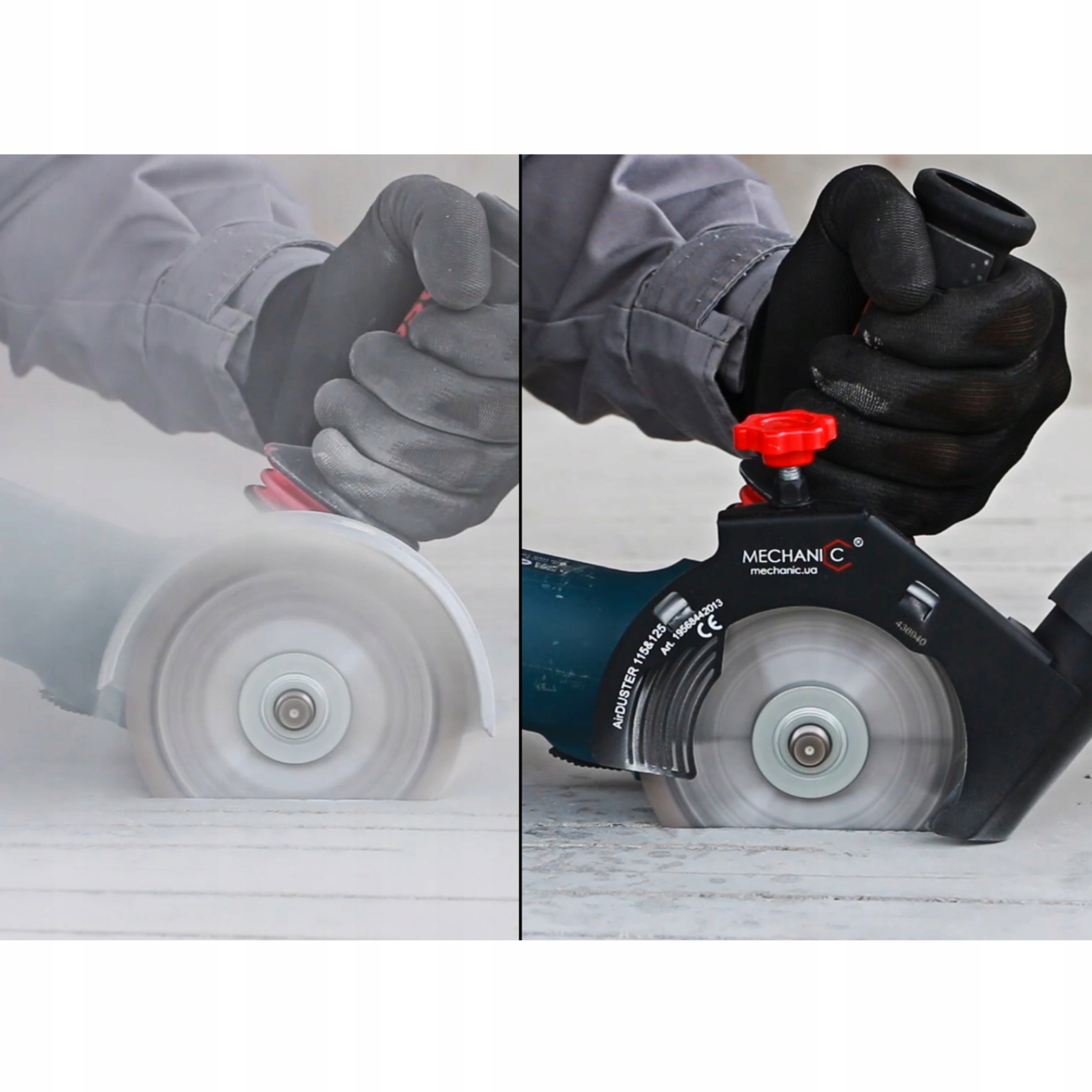 MECHANIC AIRDUSTER 125 - OSŁONA SZLIFIERKI KĄTOWEJ Kod producenta MC-AirDuster-115-125