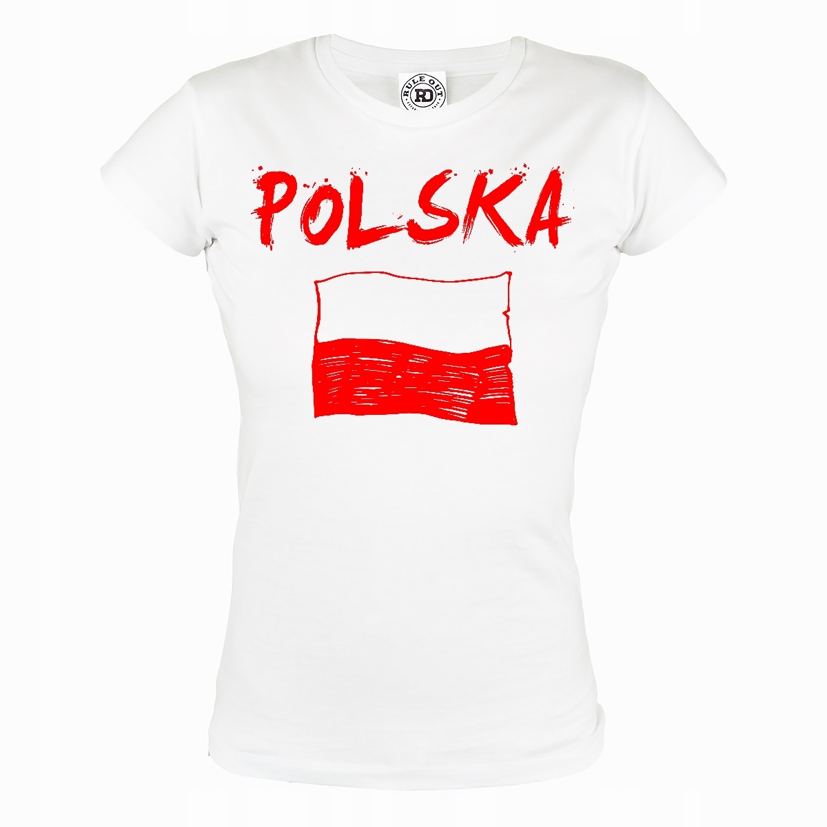 DAMSKA KOSZULKA REPREZENTACJI POLSKI POLSKA FLAGA