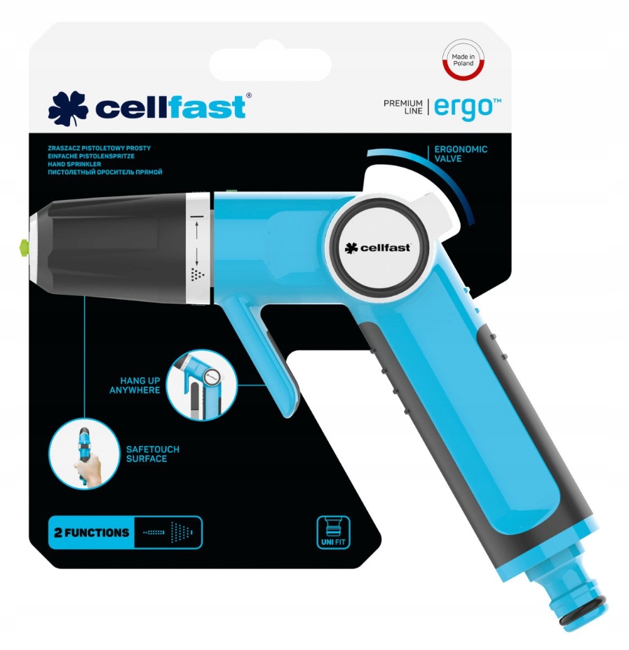 

Pistolet zraszający prosty Ergo Cellfast 6 bar