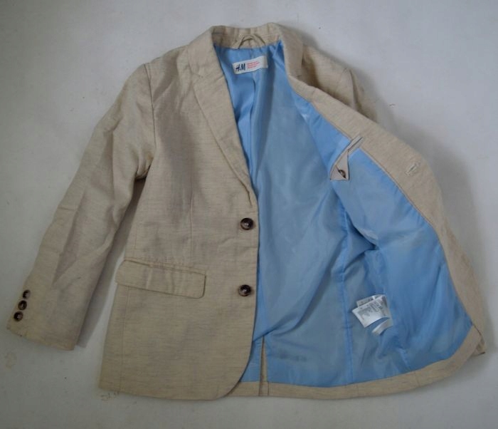 H&M Marynarka Lniana 122cm 6-7lat OKAZJA NOWA