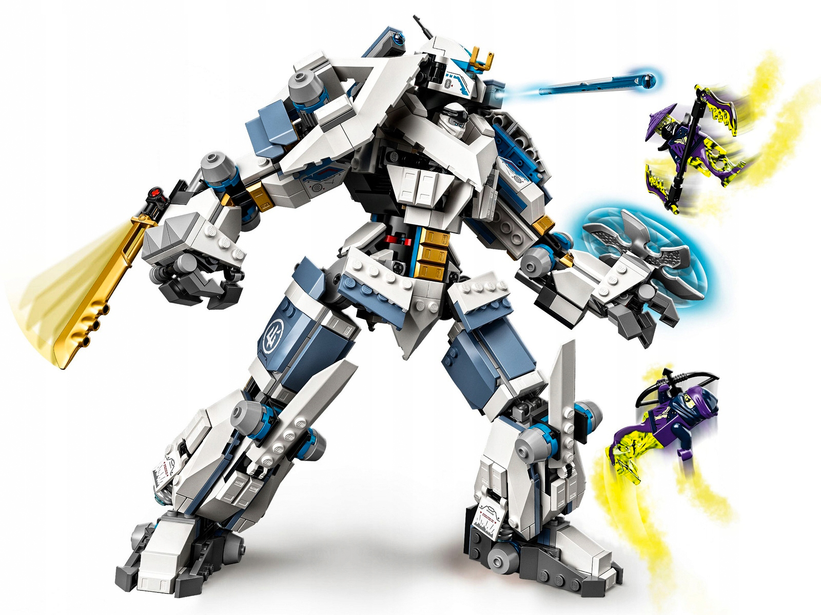 LEGO NINJAGO STARCIE TYTANÓW MECH Wiek dziecka 9 lat +