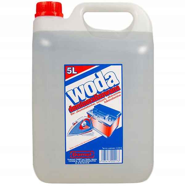 

Woda demineralizowana 5L