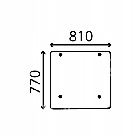 čelní sklo traktoru Renault kab vysoké zadní 7701350685