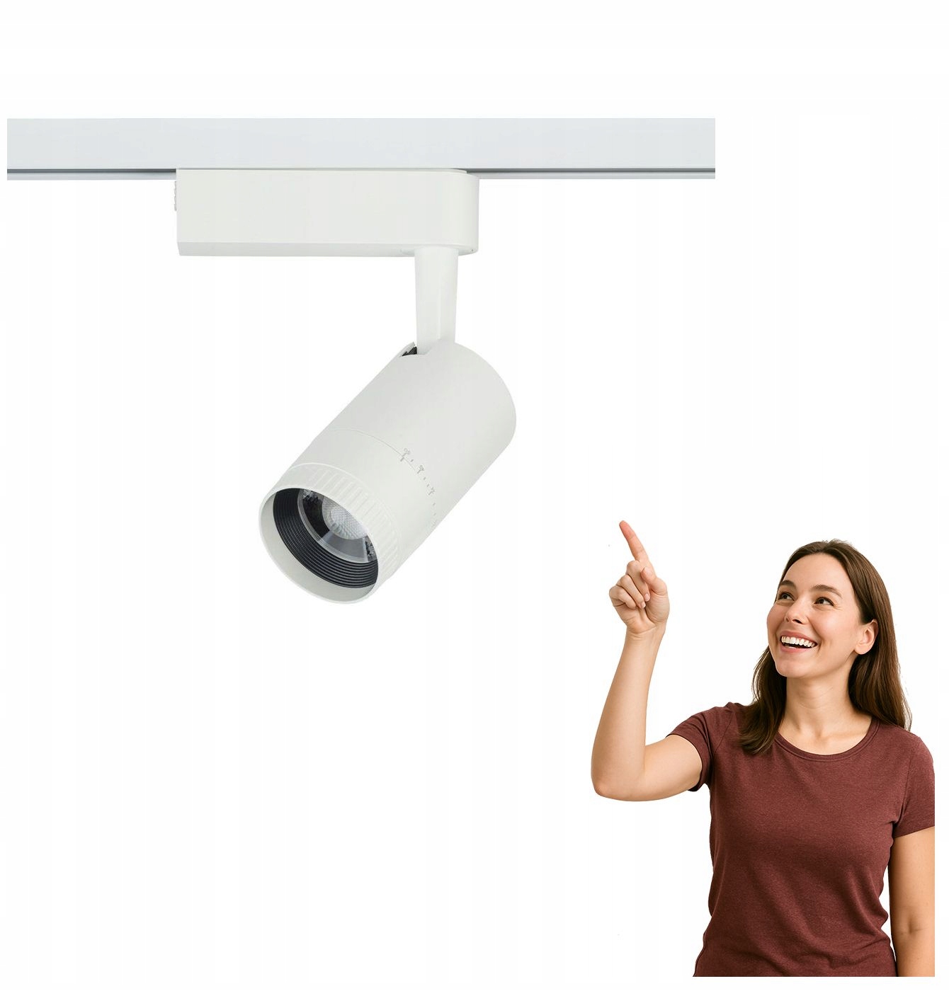 Led kolejnicový reflektor 9W Profile Zoom Nowodvorski