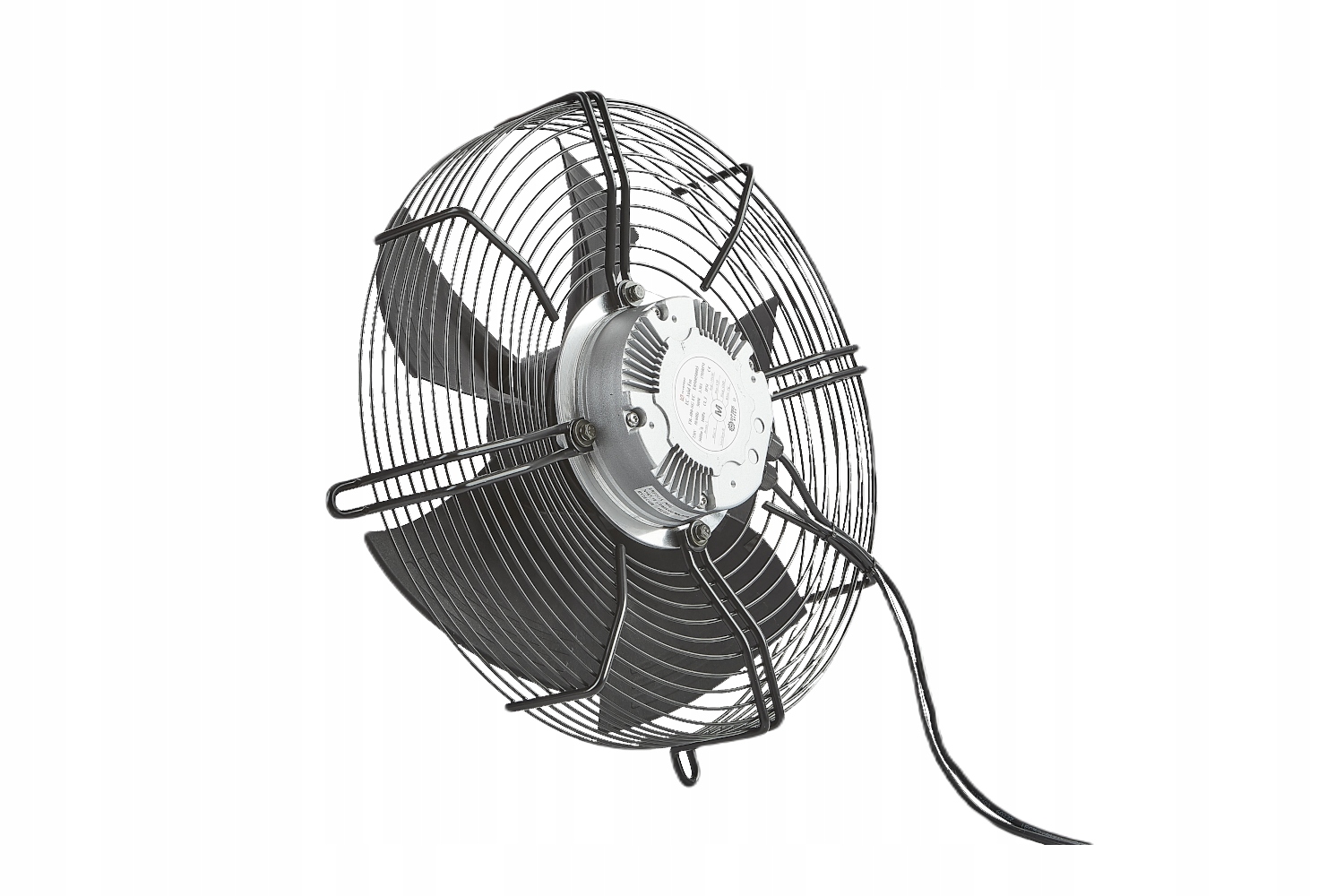 Axiálny nasávací ventilátor 500 mm s motorom Ec