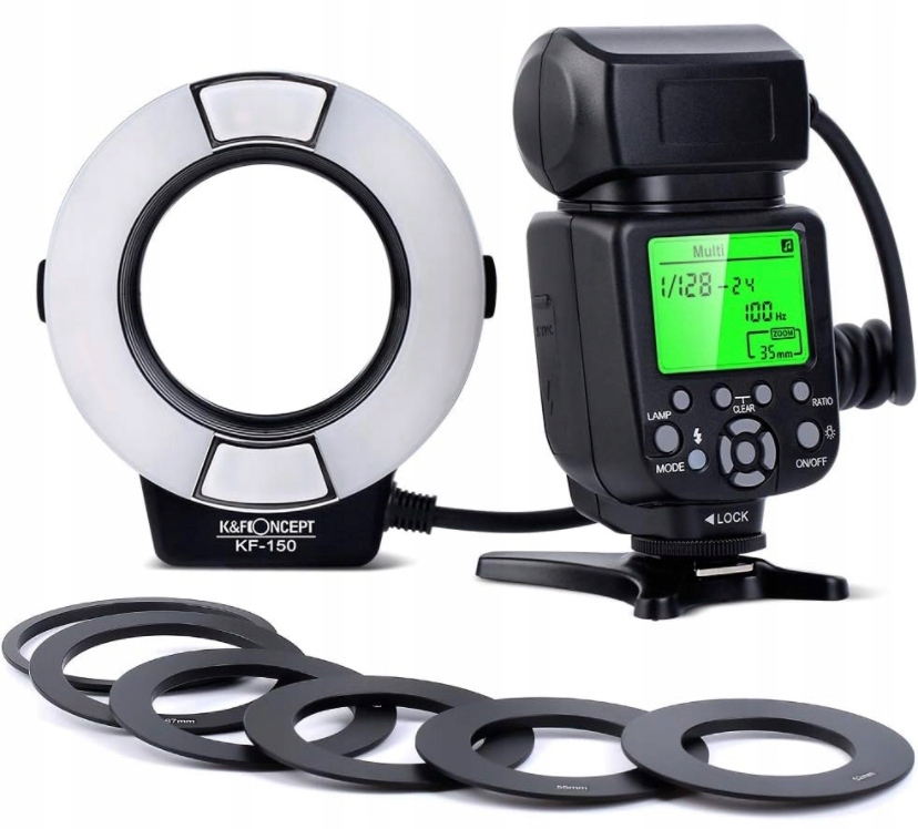Bleskový Prstencový Bleskový Objektiv K&f Concept KF-150