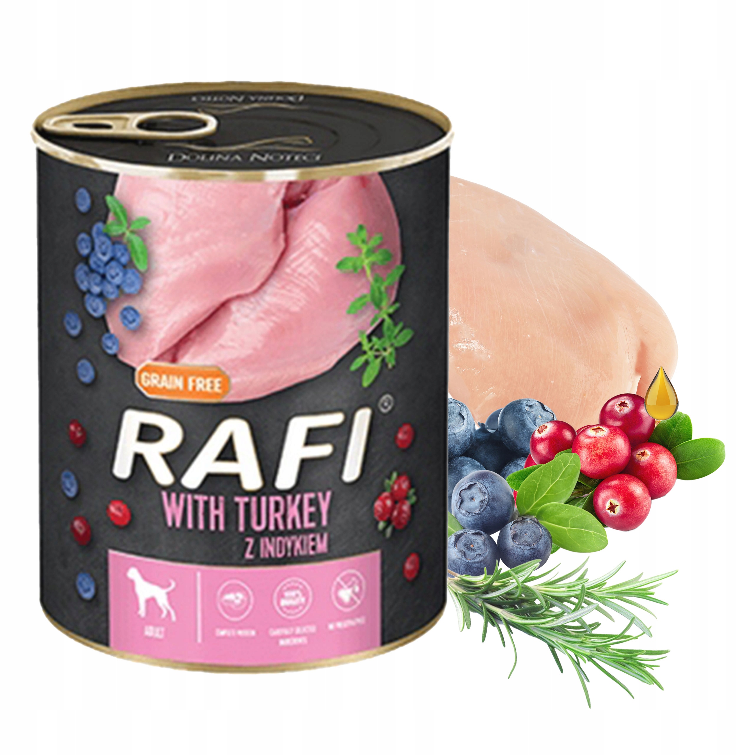 RAFI karma dla psa INDYK 800g