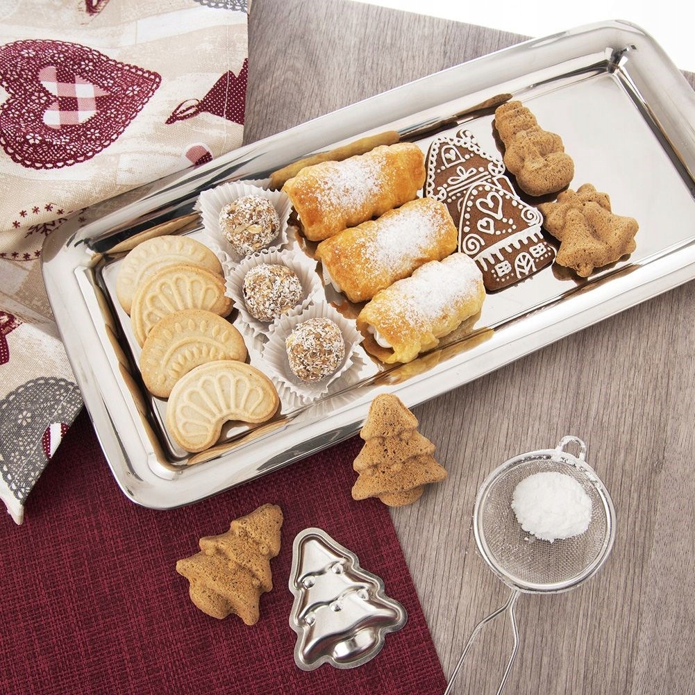 TACA ZE STALI NIERDZEWNEJ DO SERWOWANIA 39X17CM Marka Orion