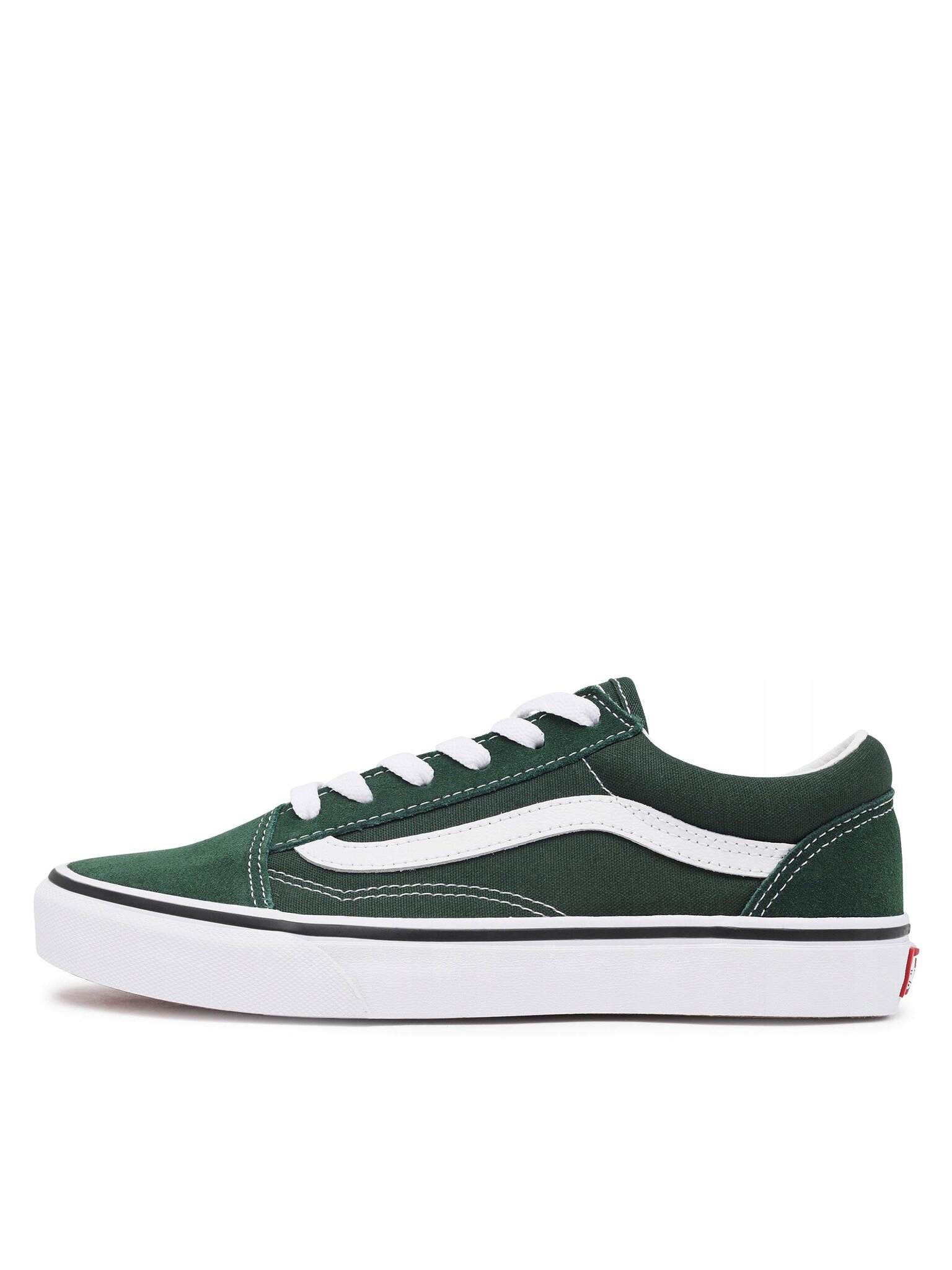 Vans Dámské Zelené Tenisky S Bílým Pruhem A Podrážkou 36,5 U_a