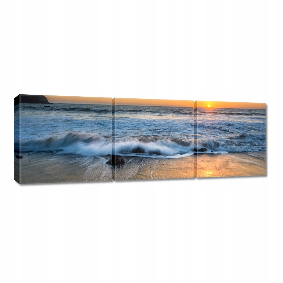 

Obrazy 60x20 Zachód słońca Plaża