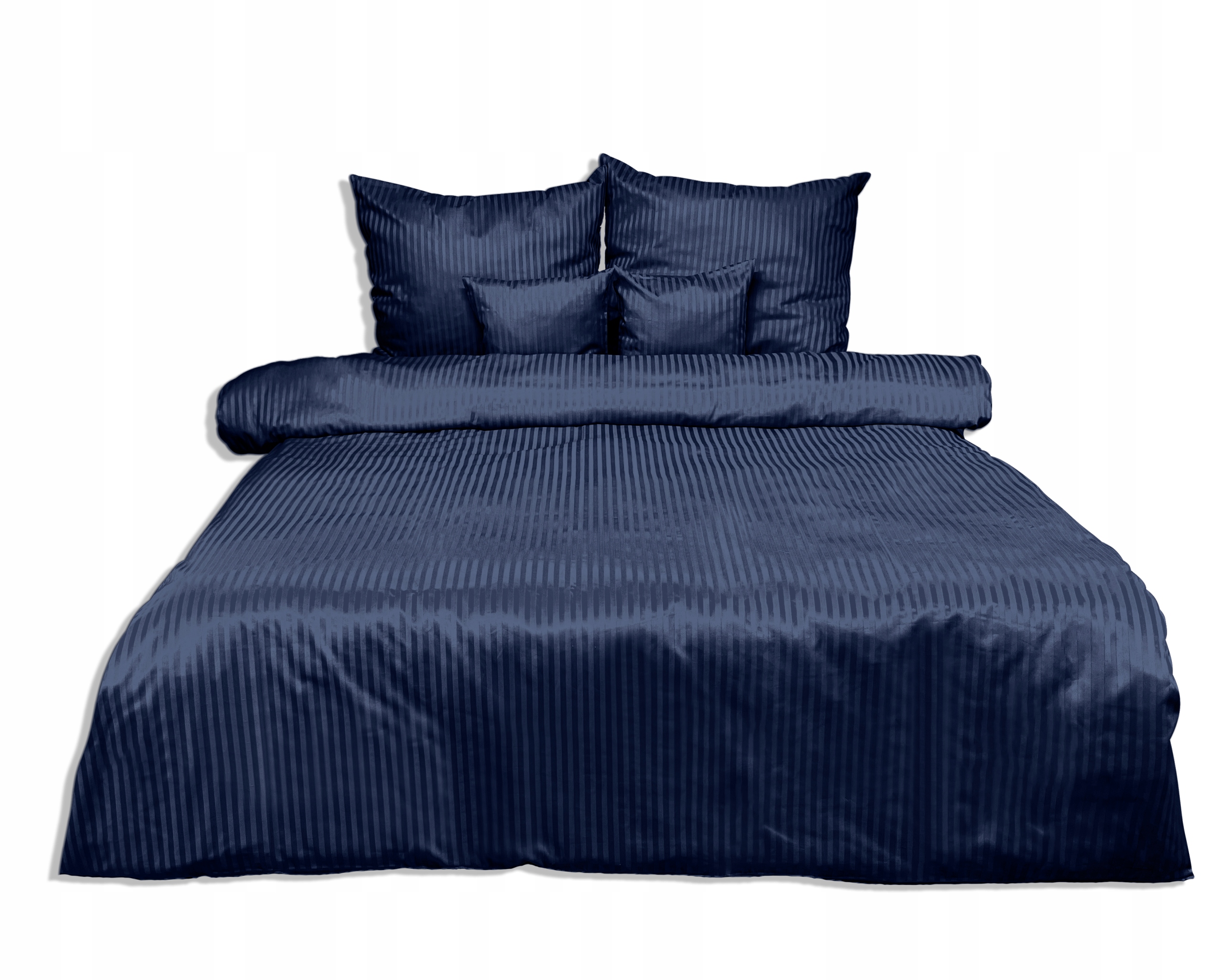 Posteľná Bielizeň z Adamasku, prúžky 1 cm (160x200-1,70x80-2)