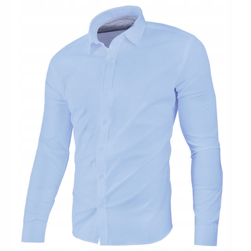 Pánská košile s dlouhým rukávem Regular bavlněná Klasická