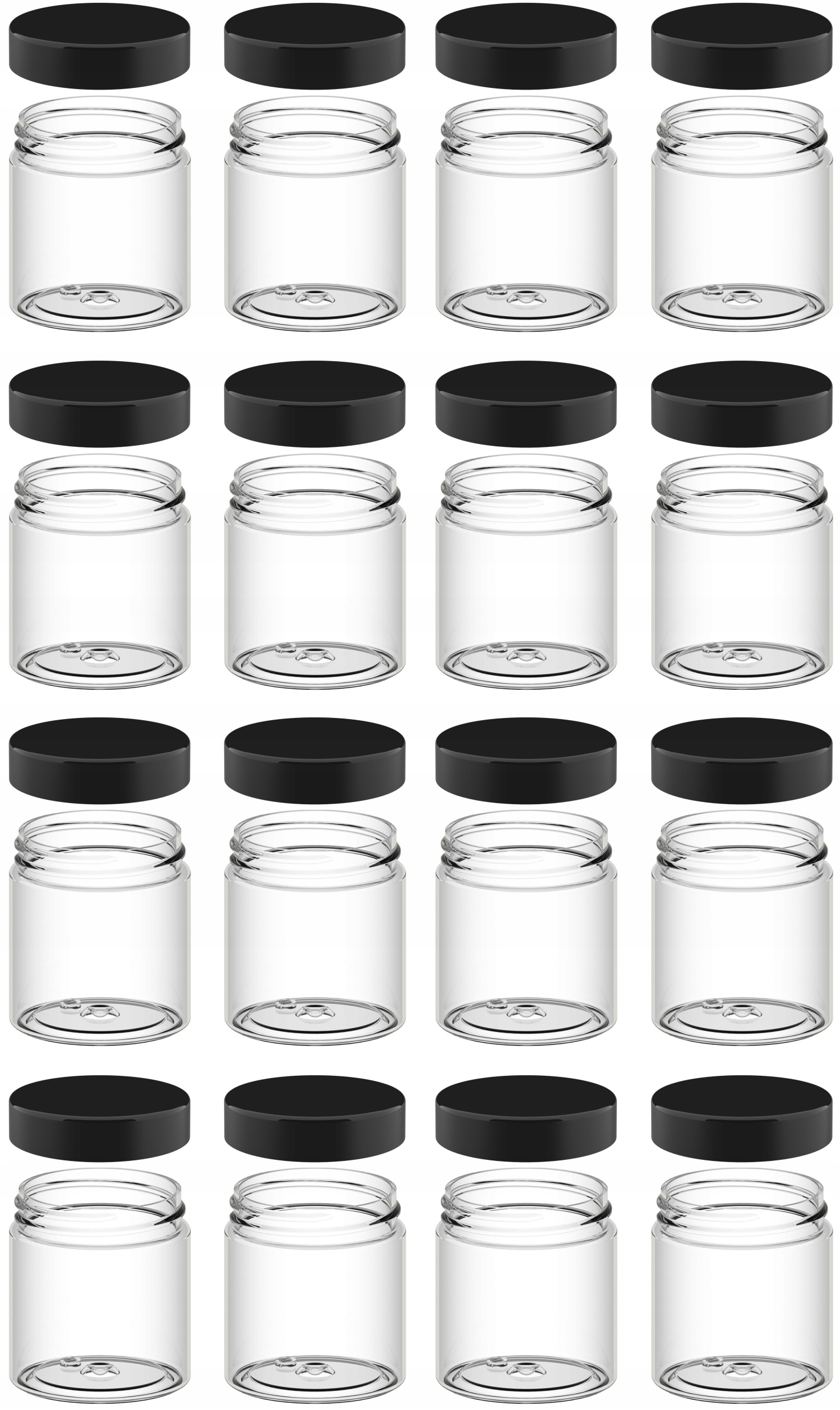 

Pojemnik Słoik 100 ml na przyprawy Zestaw 16 szt.