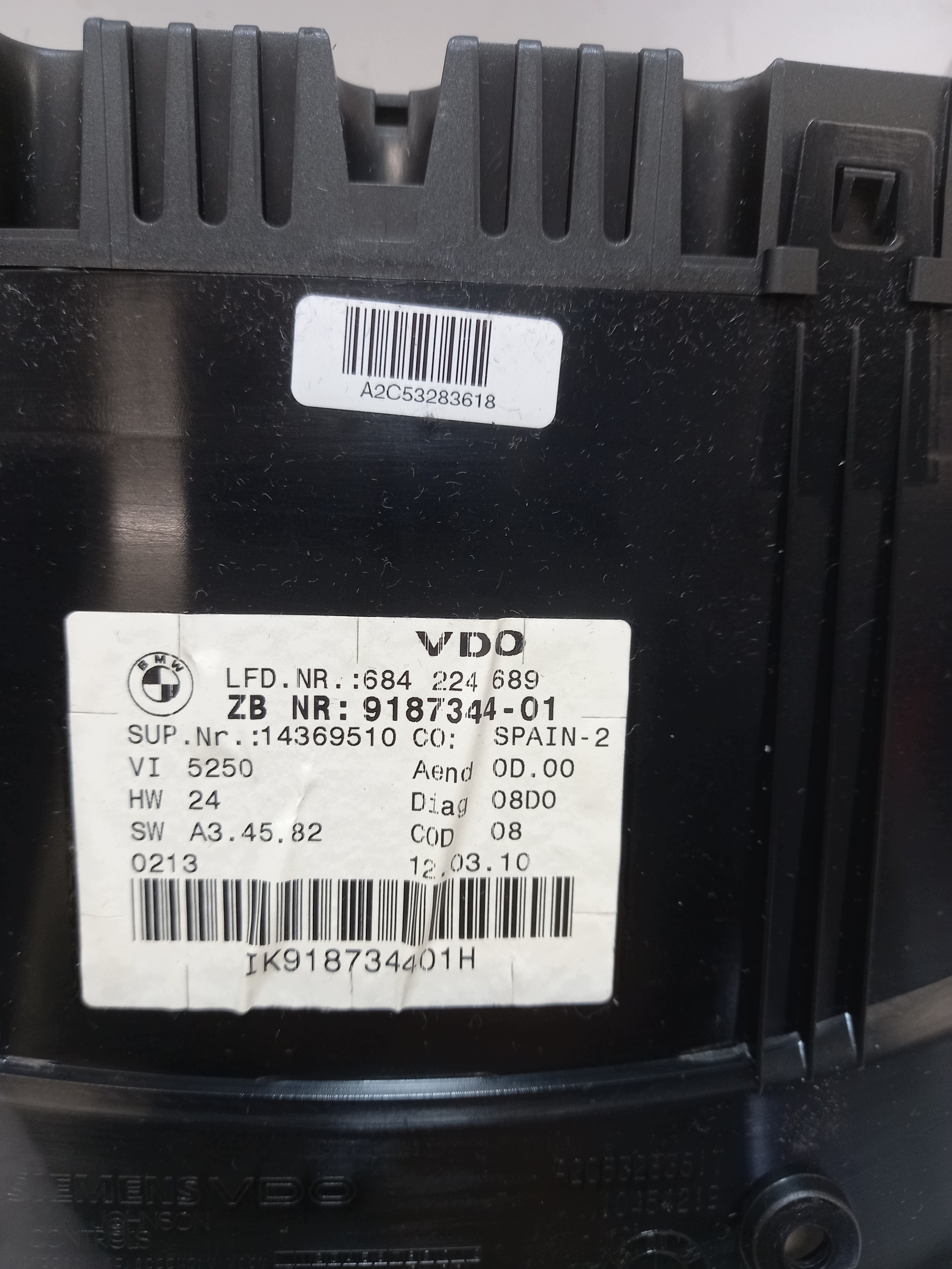dials dials BMW E90 14369510 IK918734401H