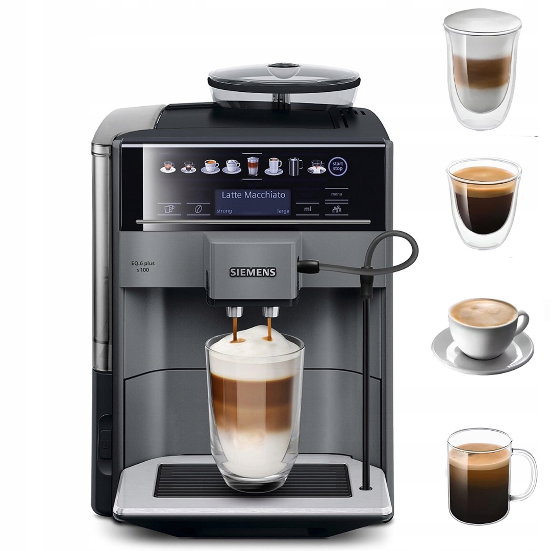 Ekspres Do Kawy Ciśnieniowy Siemens TE651209RW EQ.6 Plus S100 Latte X6 Kaw