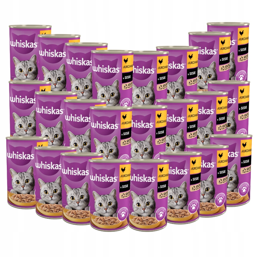 Levně Whiskas Kuřecí 24x400g krmivo krmiva pro kočky