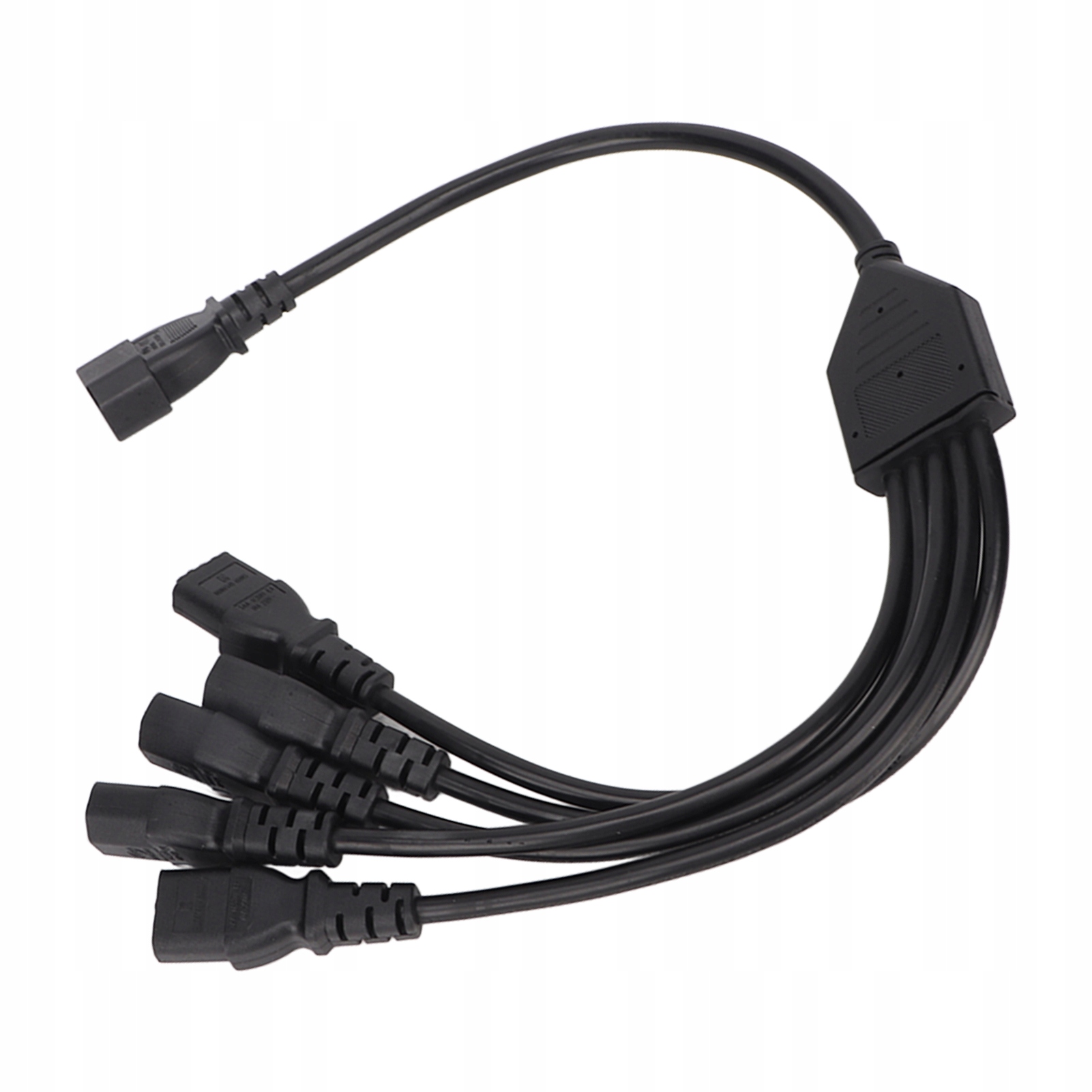 Kabel Adapter Ups Zasilający Przedłużacz Gniazdo Wtyk C14 Do 5 X C13 0.5M