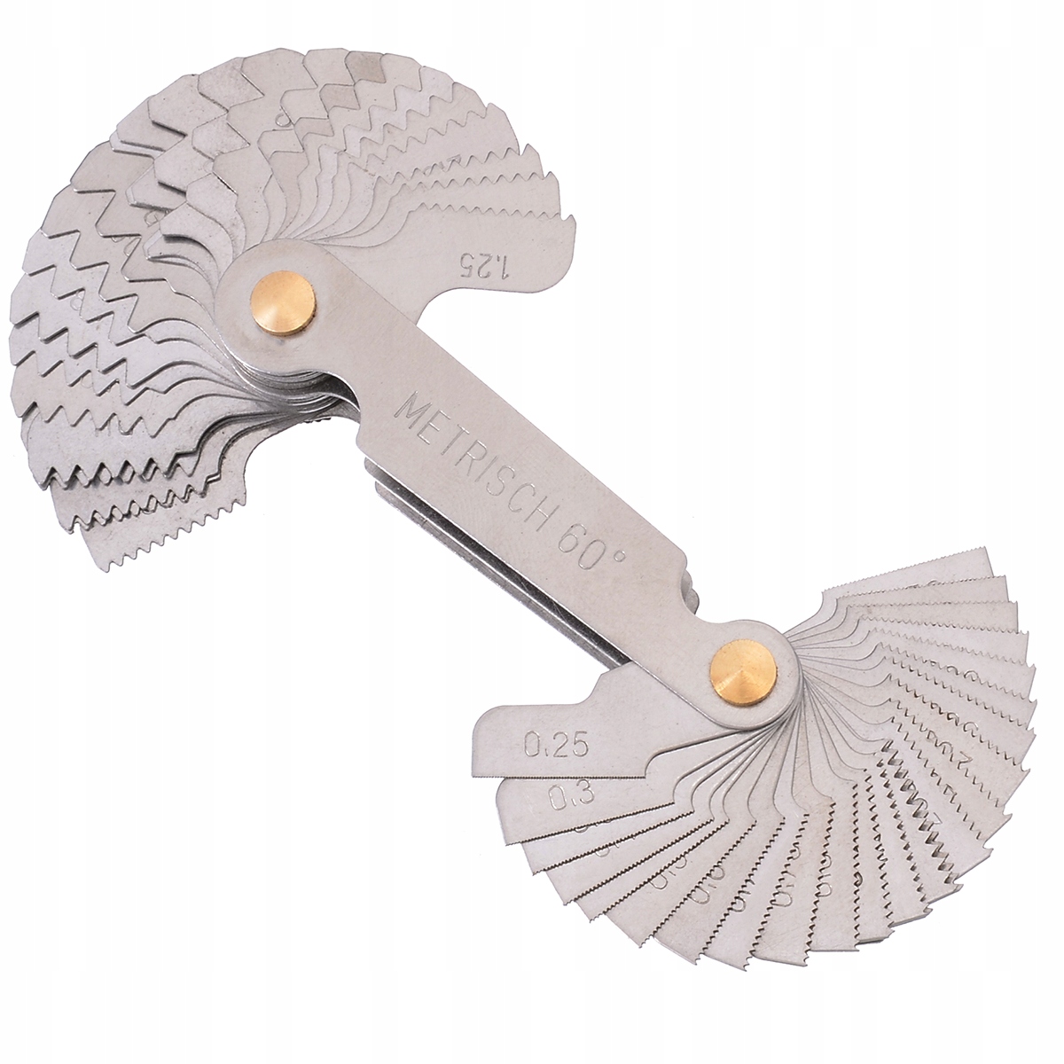 

Grzebień Wzornik Gwintów Metryczne Calowe 52 szt