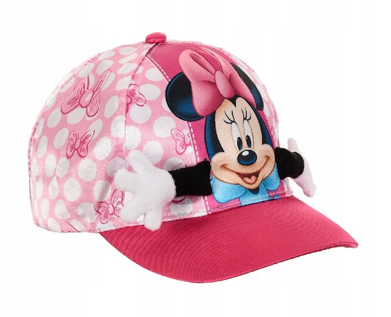 

Różowa czapka z daszkiem Myszka Minnie 3D 52