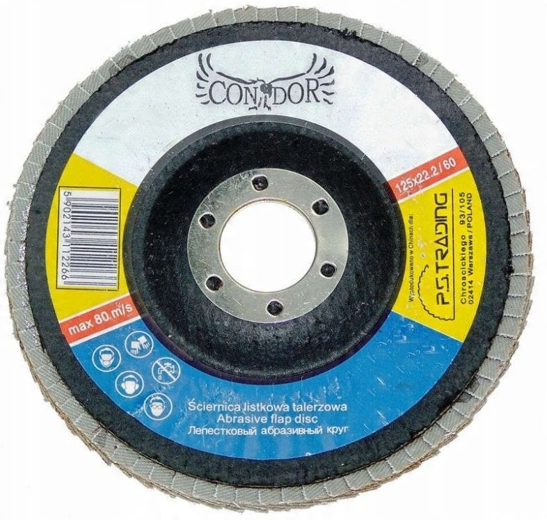 

Tarcza Ściernica Listkowa 115 X 22.2 MM P120