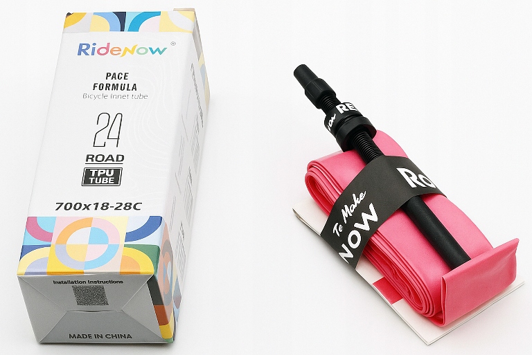 Ridenow Tpu Alu Lekka Dętka rowerowa 24g Wentyl Alu Presta 45mm