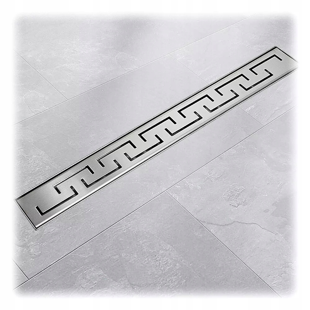 Lineární podlahový sprchový odtok z nerezové oceli se sifonem 110 cm