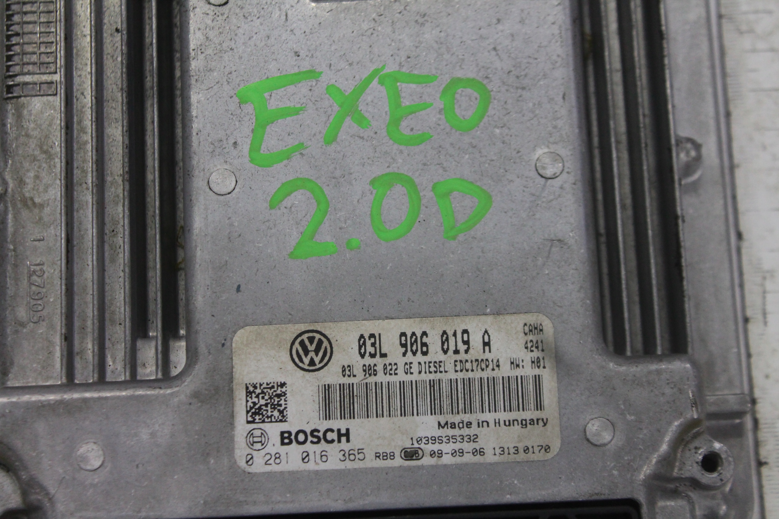 computer Motore 03L906019A EXEO 2.0 TDI 08-13