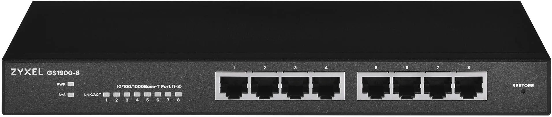 Zyxel GS1900-8-EU0102F switch