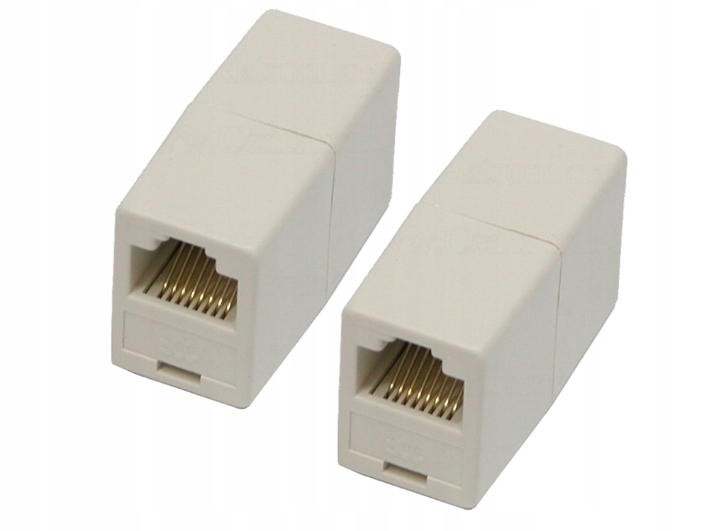 

Adapter sieciowy cat.5 2x8p8c RJ45 Gn-gn 2szt 7610